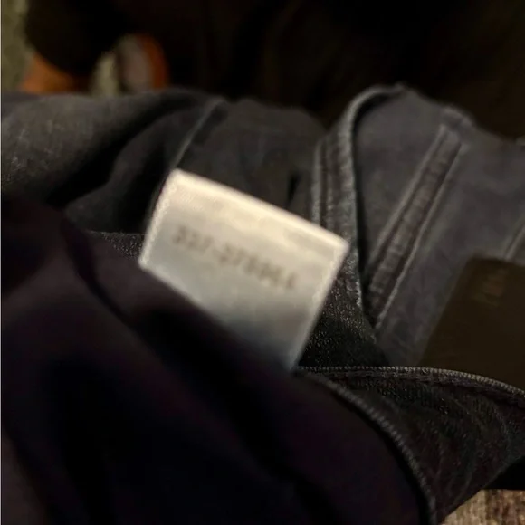 PAIGE LENNOX SLIM Men's Dark Blue Jean Size 34x32 - Picture 7 of 12